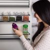 Living and Home Wall Mount Metal Wire Spice Rack Set of 4