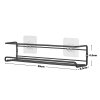 Living and Home Wall Mount Metal Wire Spice Rack Set of 4