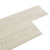 Living and Home 36pcs PVC Wooden Self-adhesive Laminate Flooring Planks for Home Decor, Light Grey