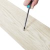 Living and Home 36pcs PVC Wooden Self-adhesive Laminate Flooring Planks for Home Decor, Light Grey