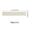 Living and Home 36pcs PVC Wooden Self-adhesive Laminate Flooring Planks for Home Decor, Light Grey