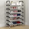 Living and Home 6-Tier Galvanised Steel Shoe Rack