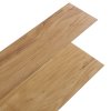 Living and Home 36pcs PVC Wooden Self-adhesive Laminate Flooring Planks for Home Decor, Brown