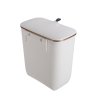 Living and Home Kitchen Bathroom Hanging Waste Bin with Lid