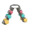 Living and Home 0.5/1/1.5KG Fitness Dumbbells Home Hand Weights Set with Storage Stand
