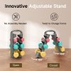 Living and Home 0.5/1/1.5KG Fitness Dumbbells Home Hand Weights Set with Storage Stand