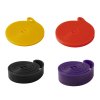 Living and Home 4-Piece Resistance Bands Set for Working Out, Yellow, Red, Black, Purple