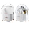Living and Home Dustproof Makeup Organiser with Drawers and Handle in White