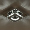 Living and Home Modern Small Crystal LED Ceiling Light for Hallways and Corridor