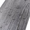 Living and Home 36pcs Rustic Lifelike Wood Grain Self-adhesive PVC Flooring, Dark Grey