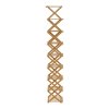 Living and Home 9-Tier Bamboo Folding Shoe Rack