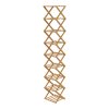 Living and Home 9-Tier Bamboo Folding Shoe Rack