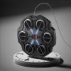 Living and Home 6-Target Music Boxing Machine with LED Light For Kids