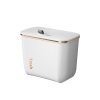 Living and Home Kitchen Bathroom Hanging Waste Bin with Lid 26.6cm W x 14.8cm D x 22cm H