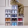 Living and Home 6-Tier Plastic Foldable Shoe Storage Box Unit