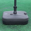 Living and Home 20kg PP Square Plastic Water and Sand Filled Freestanding Parasol Base
