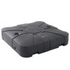 Living and Home 100L HDPE Square Plastic Outdoor Umbrella Stand Parasol Base