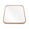 Living and Home Wall-Mounted Bathroom Adjustable LED Vanity Mirror with Demister
