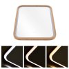 Living and Home Wall-Mounted Bathroom Adjustable LED Vanity Mirror with Demister
