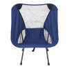 Living and Home Outdoor High-Back Moon Chair, Breathable Portable Folding Camping Chair