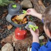 Living and Home 10Pcs Portable Camping Cookware Set, Lightweight Aluminum Alloy