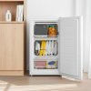 2pcs Fridge & Freezer Combo Set – 93L Fridge + 60L Upright Freezer, Freestanding, White