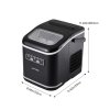 Living and Home 1.4L Water Tank Portable Ice Maker Machine with Handle, Ice Scoop
