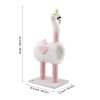 Living and Home Flamingo-Shaped Cat Scratching Board with Interactive Toy Ball, Cat Scratching Post
