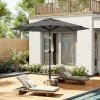 Living and Home Outdoor Solar 24 LED Lights Patio with Crank for Patio Market without Base