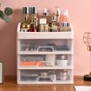 Living and Home Plastic Makeup Organizer with 3 Drawers, Cosmetic Organizer, 27.5cm W x 20cm D x 31cm H