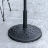 Living and Home 14KG Heavy Duty Round Resin Umbrella Base, Outdoor Patio Parasol Stand Fits 38mm Umbrella Poles