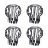 Living and Home Pack of 4 Plastic Gutter Downpipe Guards