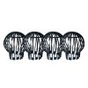 Living and Home Pack of 4 Plastic Gutter Downpipe Guards