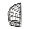 Living and Home 2-Seater Swing Hanging Egg Chair with Metal Stand