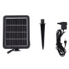 Living and Home 3-Tier Solar-Powered Water Fountain Outdoor Gardening Decor Water Feature with LED Lights
