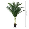 Living and Home 130cm H Decorative Artificial Palm Tree in Pot