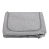 Living and Home 100L Metal Frame Fabric Storage Box with Windows, Grey