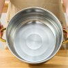 Living and Home 5pcs Stainless Steel Cookware Set with Metal Lids