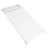 Living and Home White Expandable Closet Tension Shelf Rod and Storage Layer Dividers, 50 W x 25 D (cm)