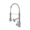 Living and Home Stainless Steel Kitchen Faucet with Pull Down Spring Spout and Pot Filler