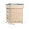 Living and Home Wooden Beehive Starter Kit