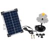 Living and Home 6W Solar Fountain Pump