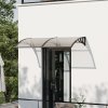Living and Home Outdoor Door Canopy Window Awning with Drainage Channel