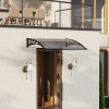 Living and Home Outdoor Door Canopy Window Awning with Drainage Channel, 150cm (W) x 100cm (D) x 28cm (H)