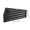 Living and Home Triangular Galvanised Steel Raised Garden Bed Dark Grey, 93.5cm W x 80cm D x 29cm H