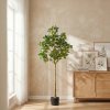 Living and Home 158cm Artificial Lemon Tree Potted Plant Home Decoration