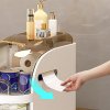 Living and Home Plastic Tall Narrow Storage Cabinet