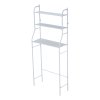 Living and Home 3-Tier Freestanding Over Toilet Storage Rack, 68cm W x 25cm D x 160cm H