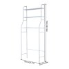 Living and Home 3-Tier Freestanding Over Toilet Storage Rack, 68cm W x 25cm D x 160cm H