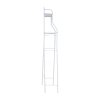 Living and Home 2-Tier Freestanding Over Toilet Storage Rack, 68cm W x 25cm D x 160cm H